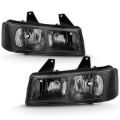 Picture of ANZO 2003-2017 Chevy Express Crystal Headlight Black