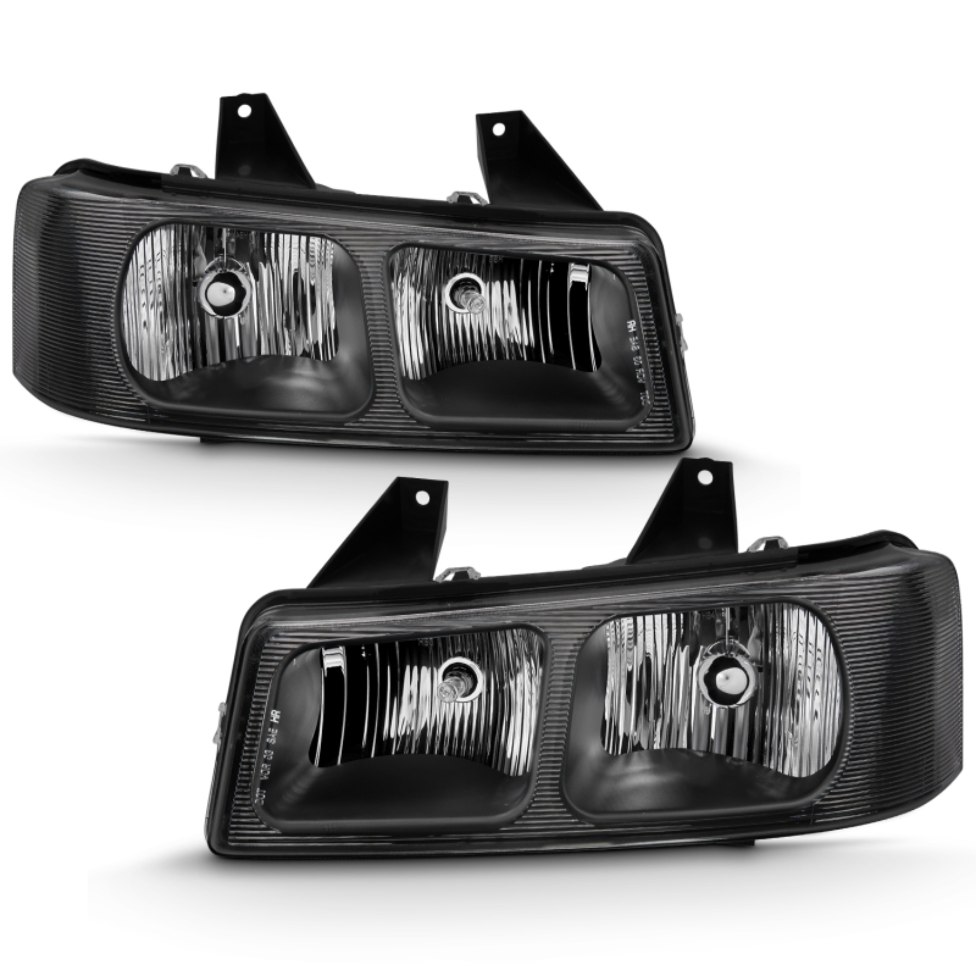 Picture of ANZO 2003-2017 Chevy Express Crystal Headlight Black
