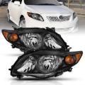 Picture of ANZO 2009-2010 Toyota Corolla Crystal Headlight Black Amber