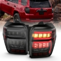 Picture of ANZO 2014-2020 Toyota 4Runner T.L Black Housing Smoke Lens Red Light Bar W/Sequential
