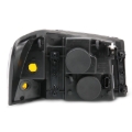 Picture of ANZO 2002-2009 GMC Envoy Crystal Headlight  Black Amber