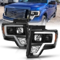 Picture of ANZO 2009-2014 Ford F-150 Projector Light Bar H.L Black Amber