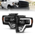 Picture of ANZO 2009-2014 Ford F-150 Projector Light Bar H.L Black Amber