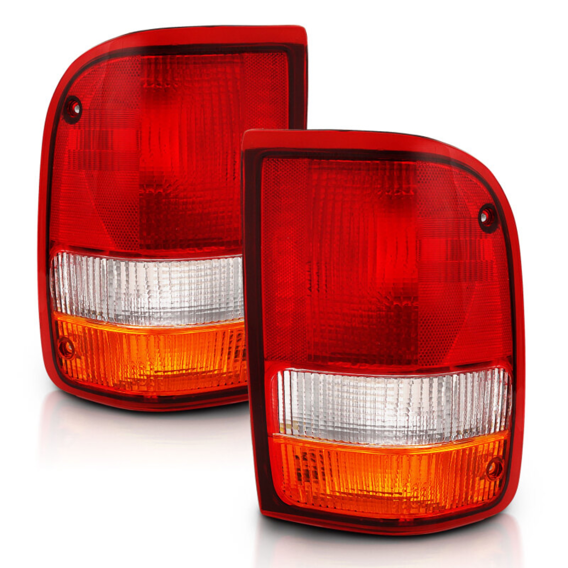 Picture of ANZO 1993-1997 Ford Ranger Tail Light Red/Clear (OE)