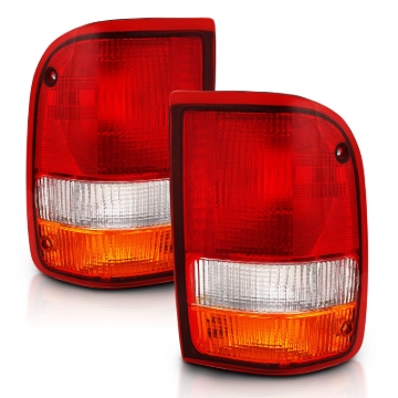Picture of ANZO 1993-1997 Ford Ranger Tail Light Red/Clear (OE)