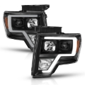 Picture of ANZO 2009-2014 Ford F-150 Projector Light Bar H.L Black Amber