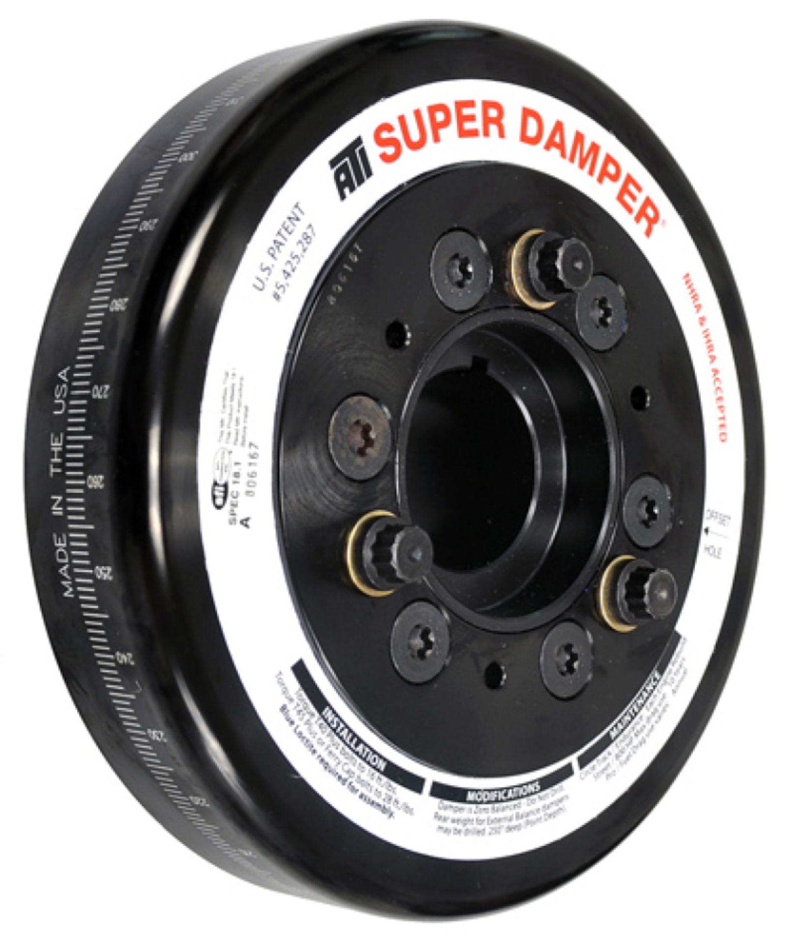 Picture of ATI Damper - 7.074in - Alum - Chevy BB - 3 Ring