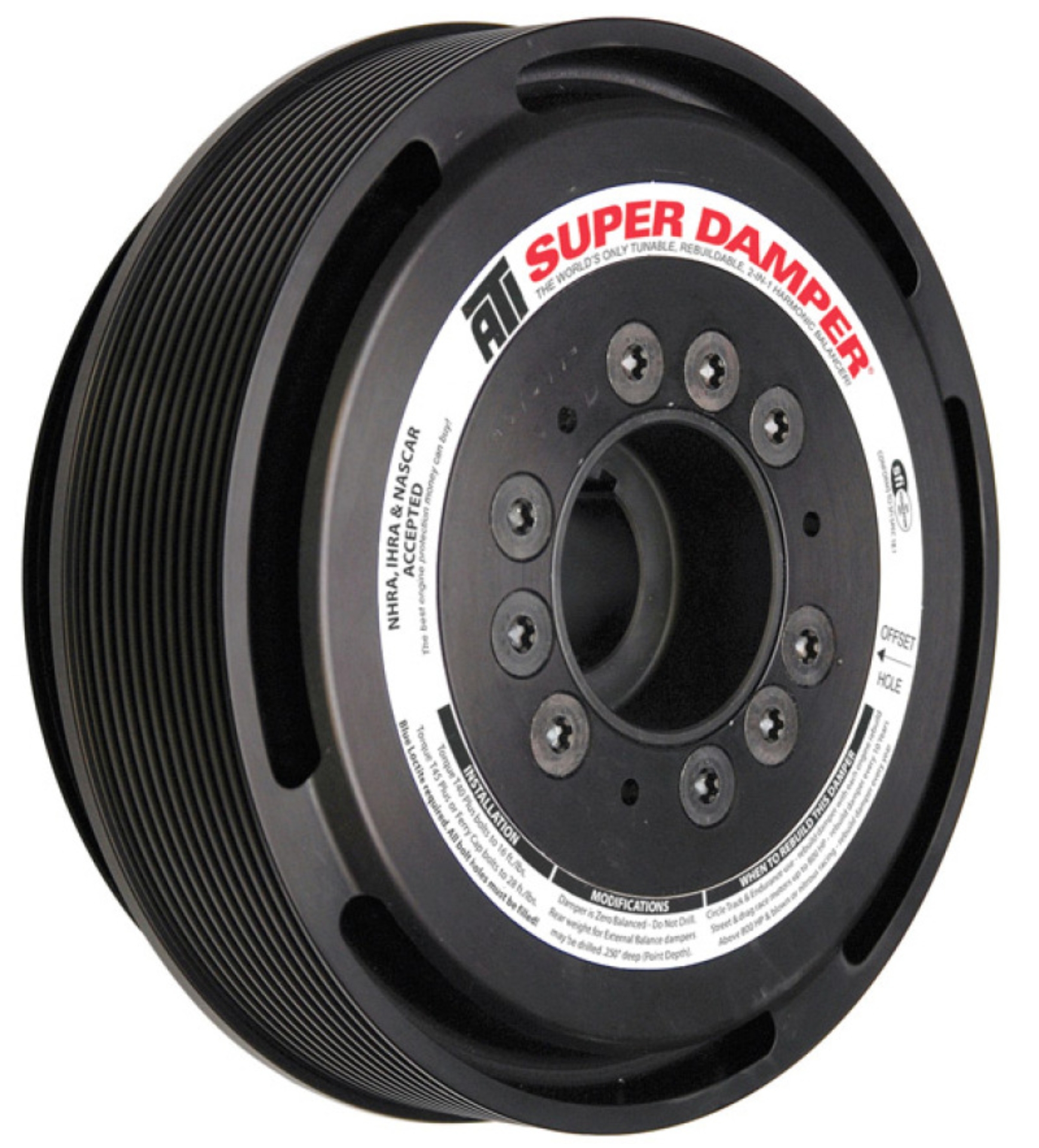 Picture of ATI Damper - 6.78in - Alum - 8 Grv - Ford 4.6 Cobra - 96-04 - OEM Size