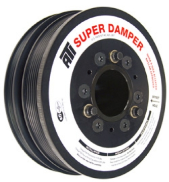 Picture of ATI Damper - 7.48in - Alum - 8 & 4 Grv - LS7 w/LS1/LS2 F/V Body - Accessory & A/C Spacing - 3 Ring