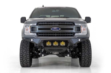 Picture of Addictive Desert Designs 18-20 Ford F-150 Bomber Front Bumper w/ 3 Baja Designs LP6 Mounts