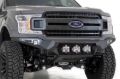 Picture of Addictive Desert Designs 18-20 Ford F-150 Bomber Front Bumper w/ 3 Baja Designs LP6 Mounts