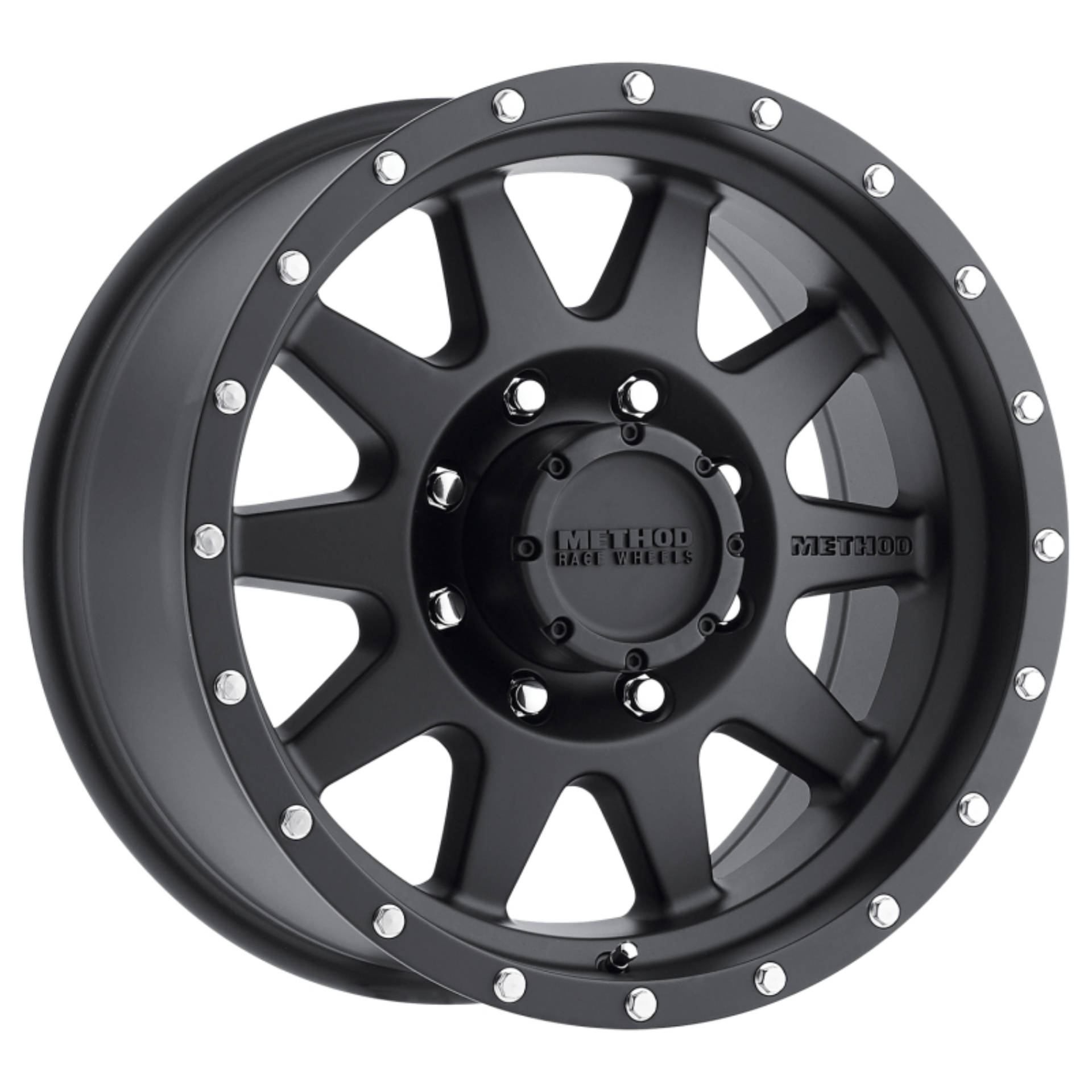 Picture of Method MR301 The Standard 16x7 0mm Offset 8x6.5 130.81mm CB Matte Black Wheel