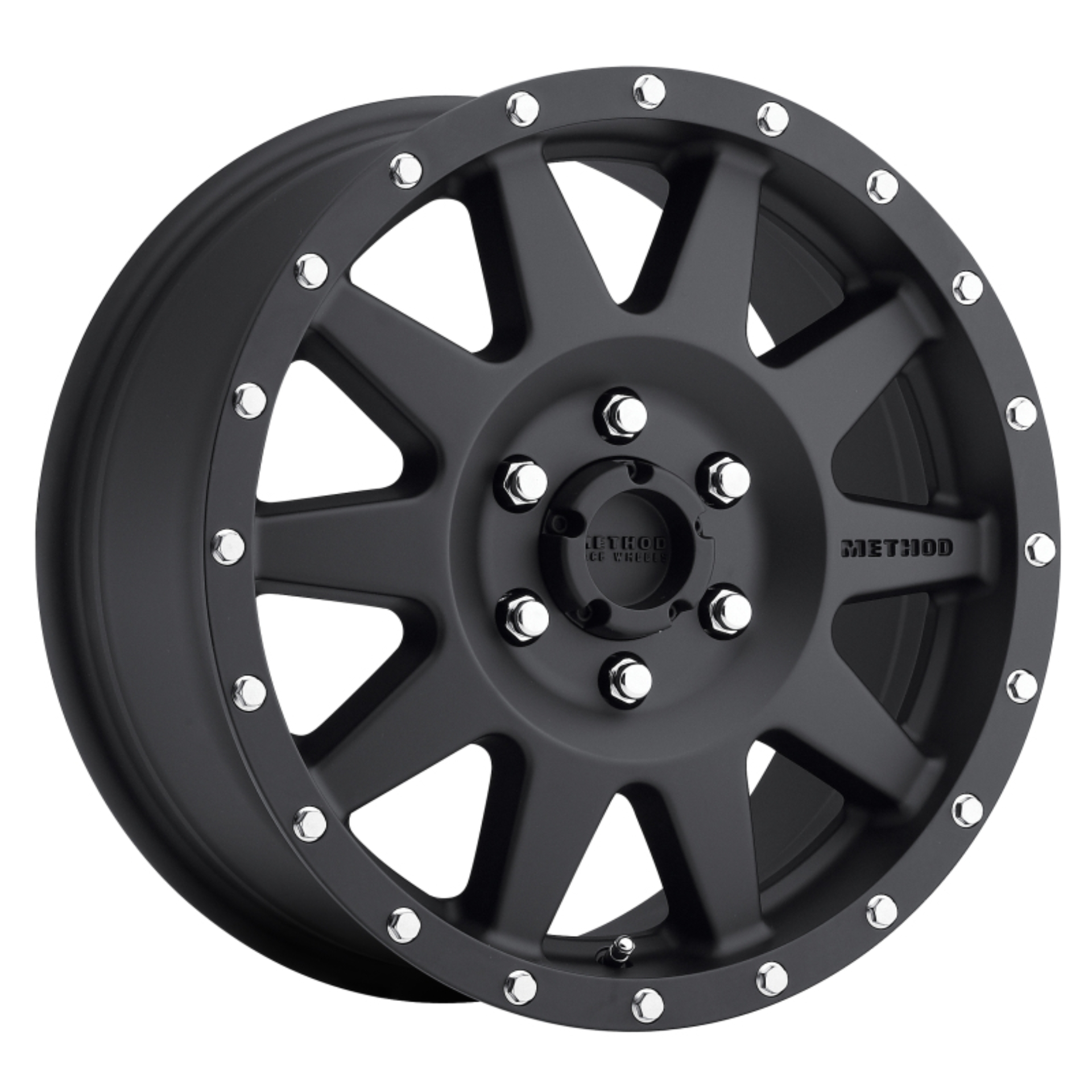 Picture of Method MR301 The Standard 17x7.5 +50mm Offset 6x130 84.1mm CB Matte Black Wheel