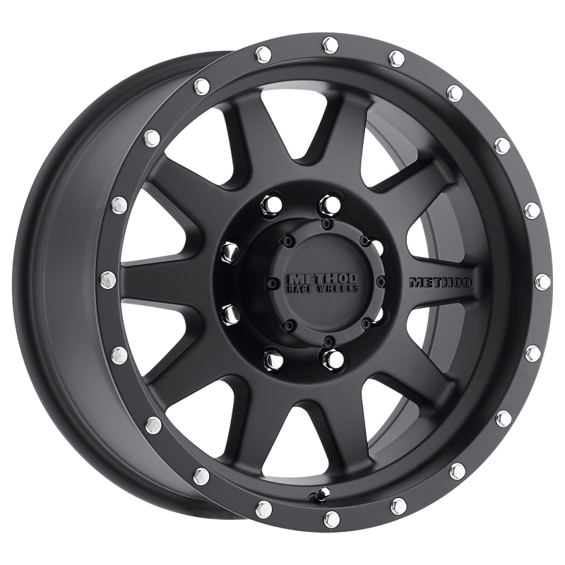 Picture of Method MR301 The Standard 18x9 +18mm Offset 8x6.5 130.81mm CB Matte Black Wheel