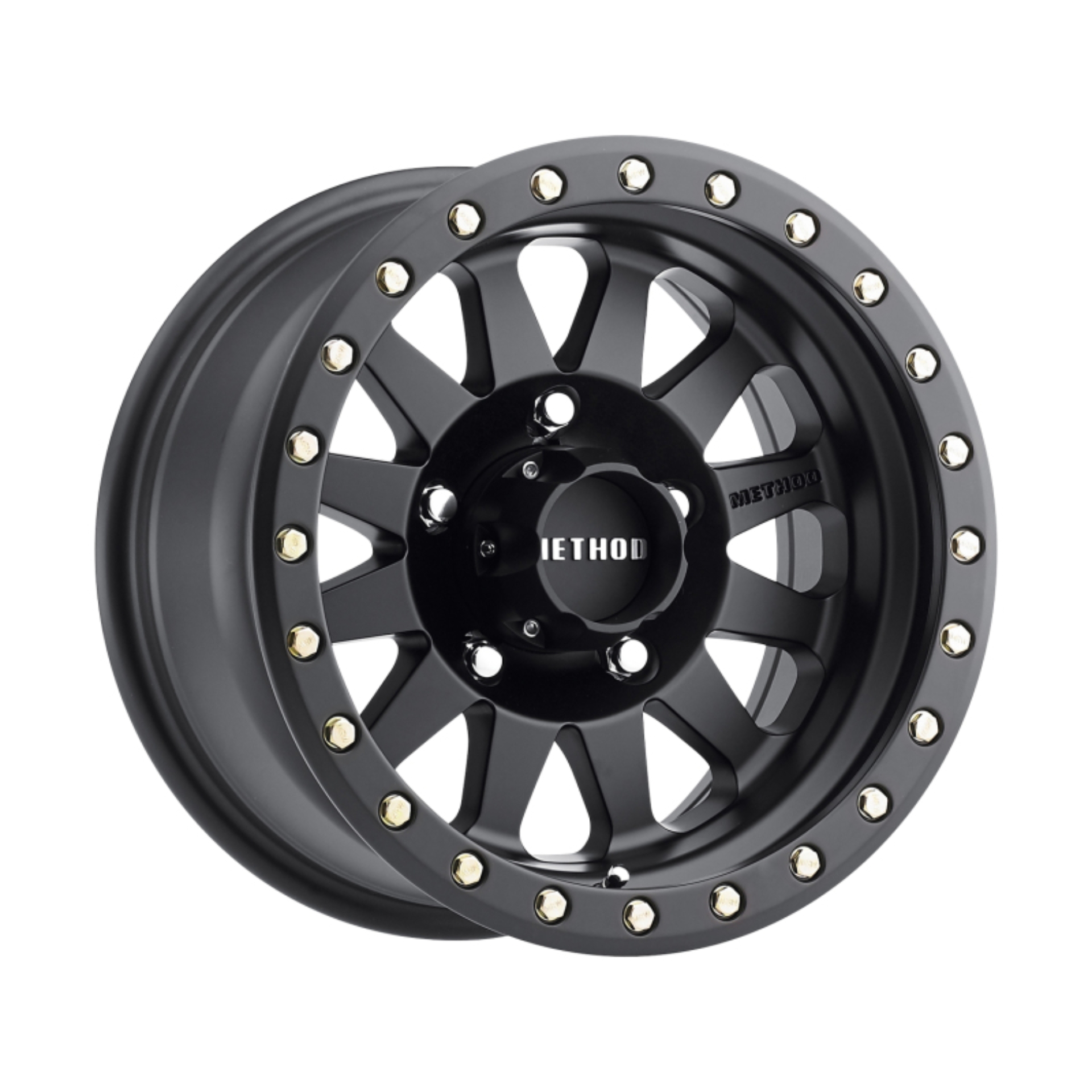 Picture of Method MR304 Double Standard 15x8 -24mm Offset 5x4.5 83mm CB Matte Black Wheel