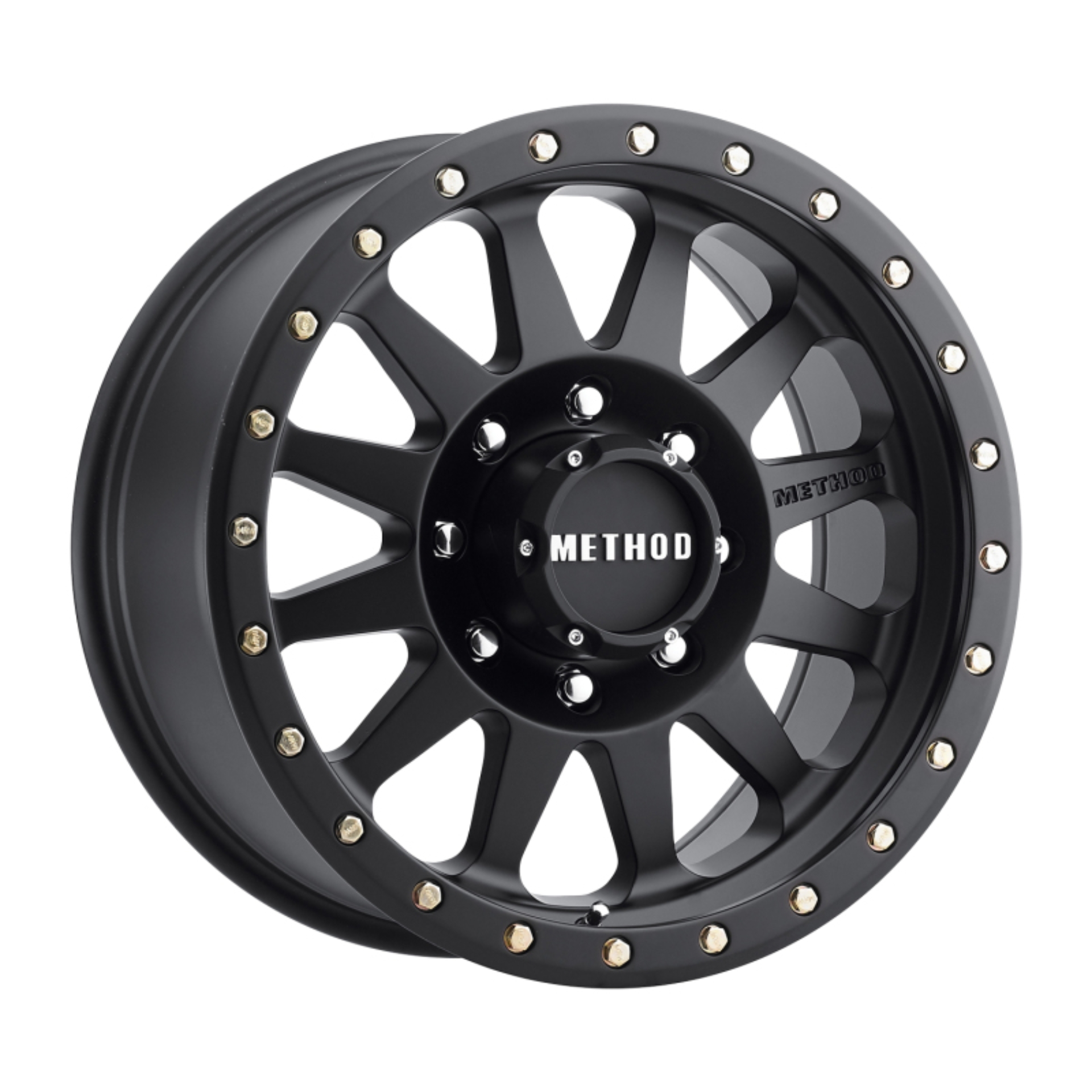 Picture of Method MR304 Double Standard 16x8 0mm Offset 8x6.5 130.81mm CB Matte Black Wheel