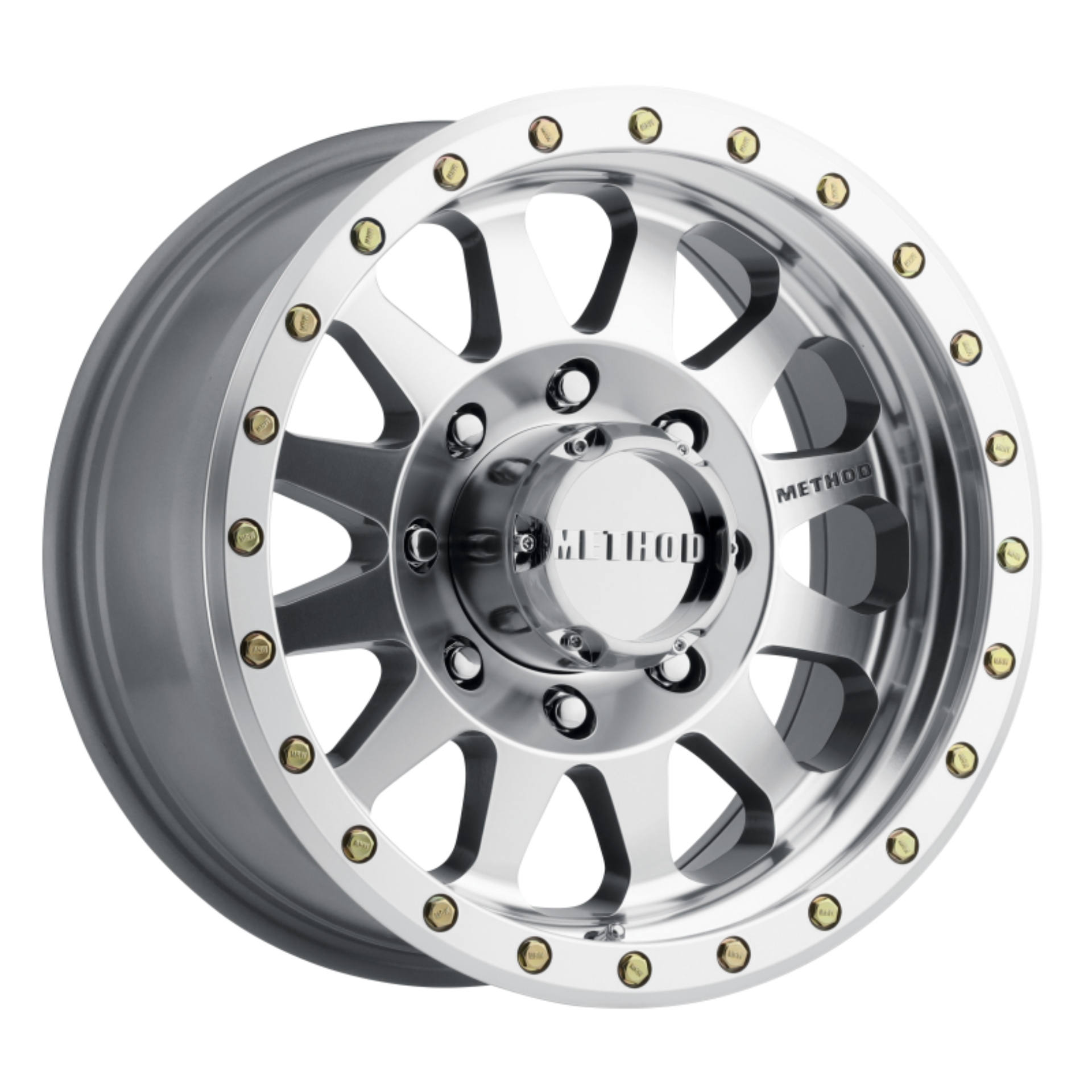 Picture of Method MR304 Double Standard 17x8.5 0mm Offset 8x170 130.81mm CB Machined/Clear Coat Wheel