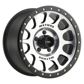 Picture of Method MR305 NV 17x8.5 0mm Offset 5x5.5 108mm CB Machined/Black Street Loc Wheel