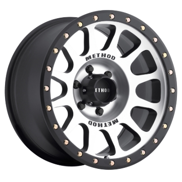 Picture of Method MR305 NV 17x8.5 0mm Offset 6x5.5 108mm CB Machined/Black Street Loc Wheel