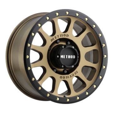 Picture of Method MR305 NV 17x8.5 0mm Offset 8x6.5 130.81mm CB Method Bronze/Black Street Loc Wheel