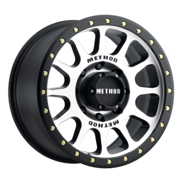 Picture of Method MR305 NV 17x8.5 0mm Offset 8x170 130.81mm CB Machined/Black Street Loc Wheel