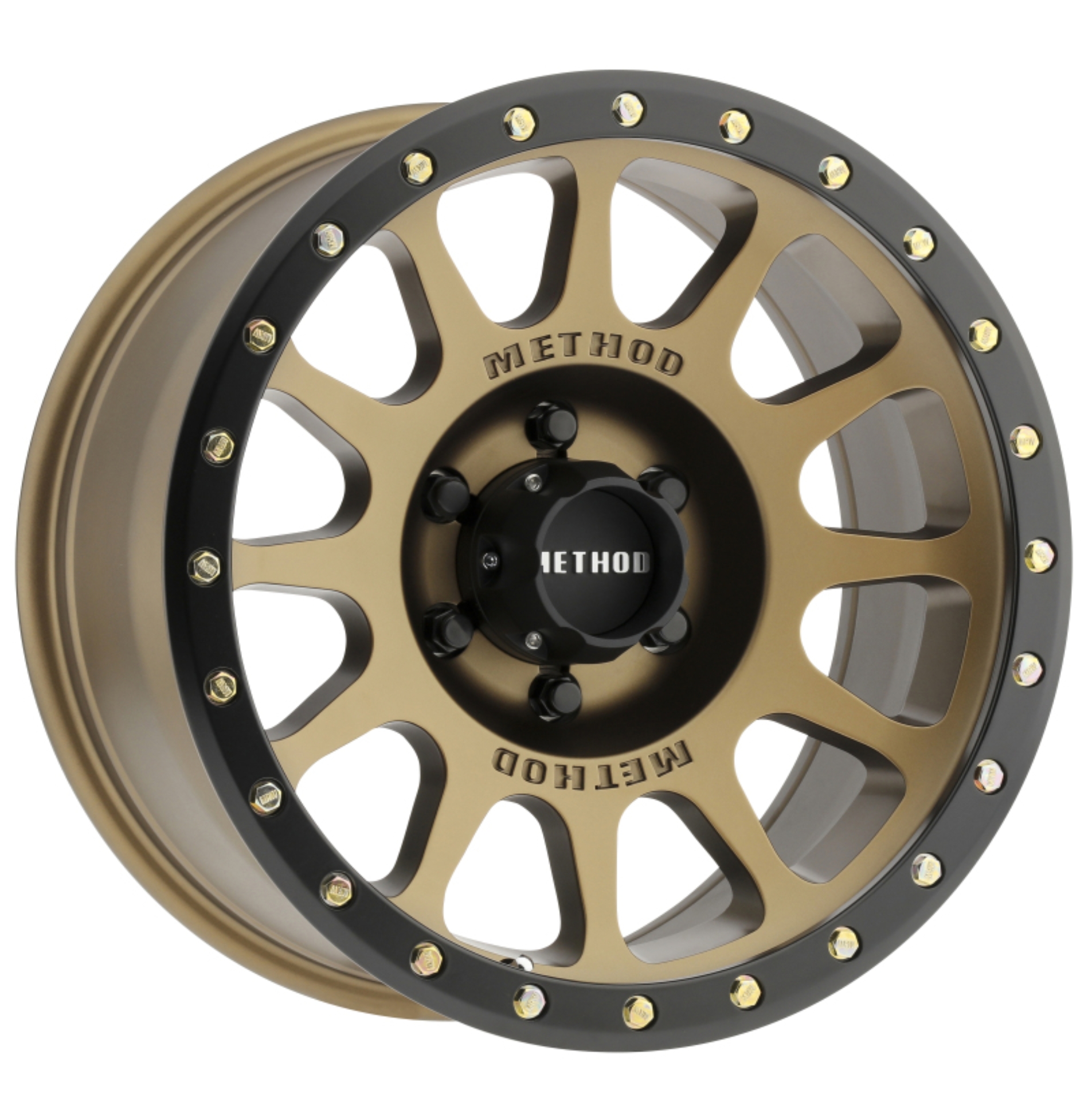 Picture of Method MR305 NV 20x9 +18mm Offset 6x5.5 108mm CB Method Bronze/Black Street Loc Wheel