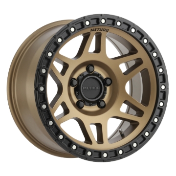 Picture of Method MR312 17x8.5 0mm Offset 5x150 110.5mm CB Method Bronze/Black Street Loc Wheel