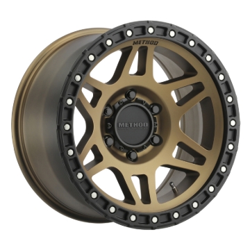 Picture of Method MR312 17x8.5 0mm Offset 6x135 87mm CB Method Bronze/Black Street Loc Wheel
