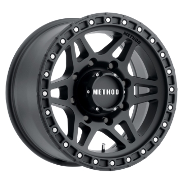 Picture of Method MR312 18x9 +18mm Offset 8x180 130.81mm CB Matte Black Wheel