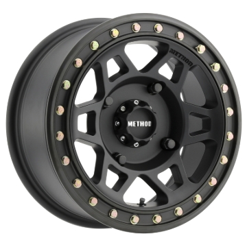 Picture of Method MR405 UTV Beadlock 15x7 / 5+2/38mm Offset / 4x156 / 132mm CB Matte Black Wheel