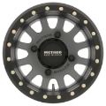 Picture of Method MR401 UTV Beadlock 14x7 / 4+3/13mm Offset / 4x156 / 132mm CB Titanium Wheel- Matte Black Ring