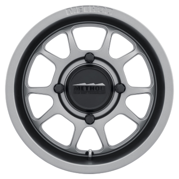 Picture of Method MR409 Bead Grip 15x7 / 4+3/13mm Offset / 4x156 / 132mm CB Steel Grey Wheel