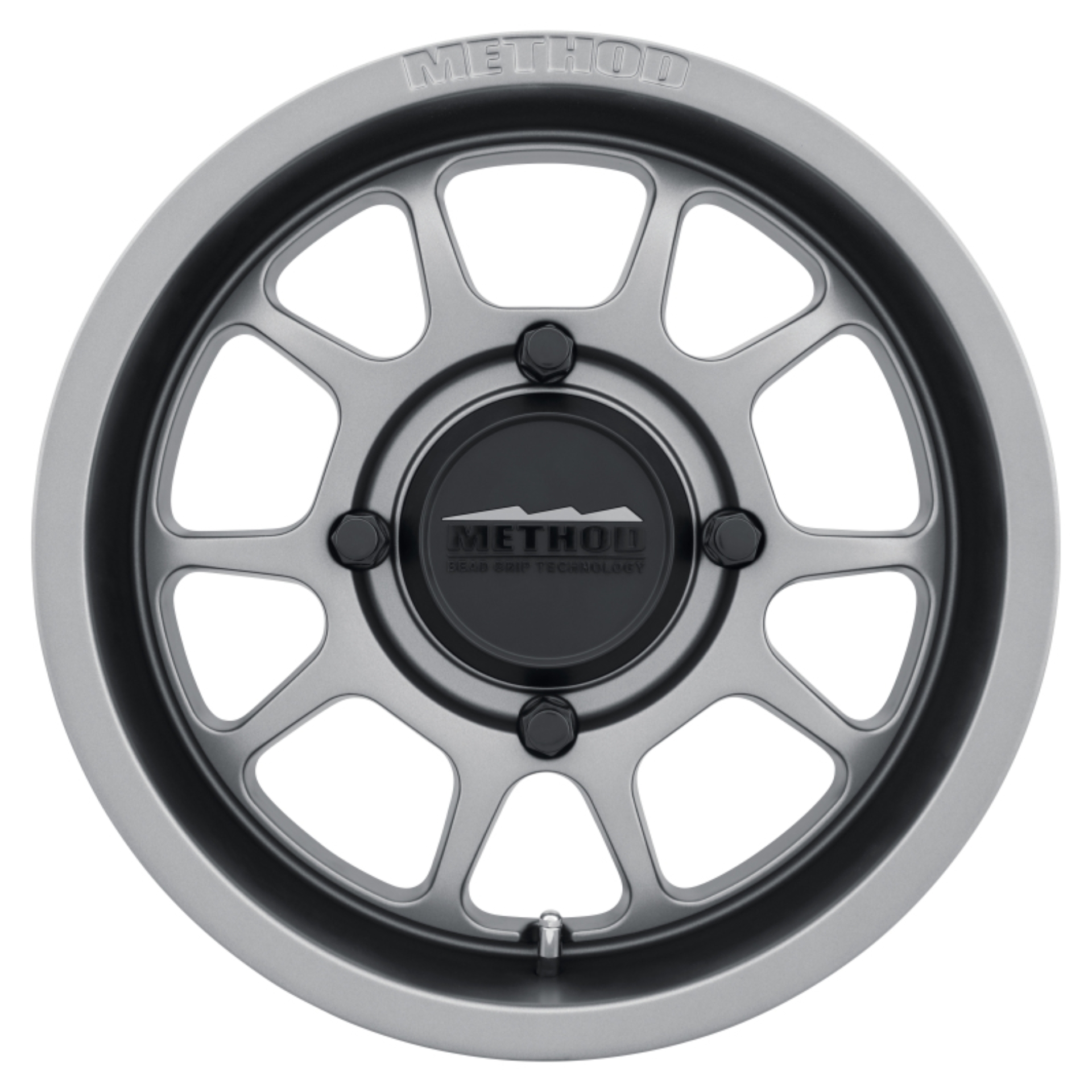Picture of Method MR409 Bead Grip 15x7 / 5+2/38mm Offset / 4x156 / 132mm CB Steel Grey Wheel