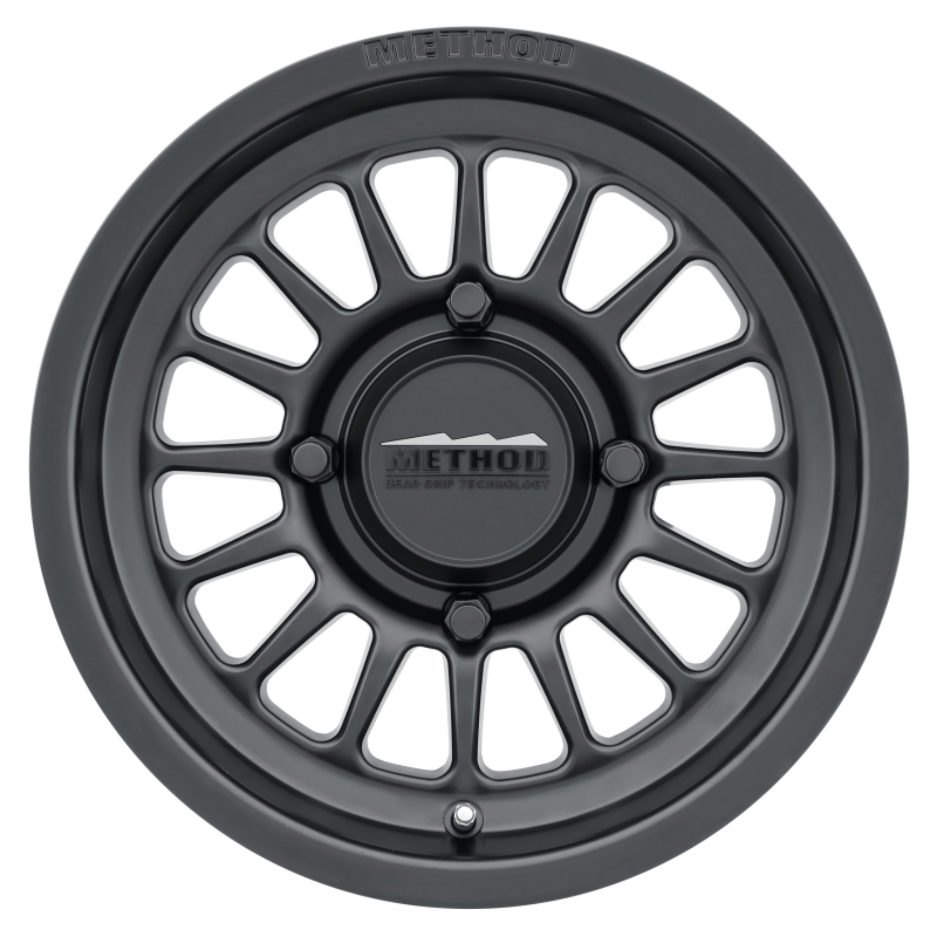 Picture of Method MR411 Bead Grip 14x7 / 4+3/13mm Offset / 4x156 / 132mm CB Matte Black Wheel