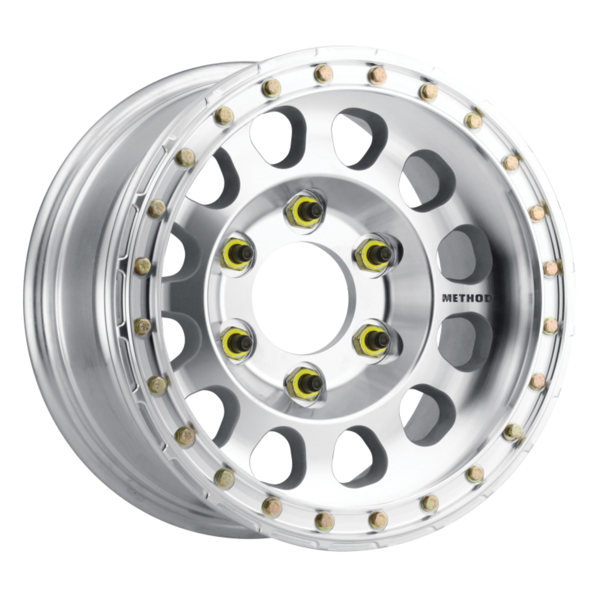 Picture of Method MR103 Beadlock 17x9 -12mm Offset 6x6.5 108mm CB Raw Machined w/BH-H24125 Wheel