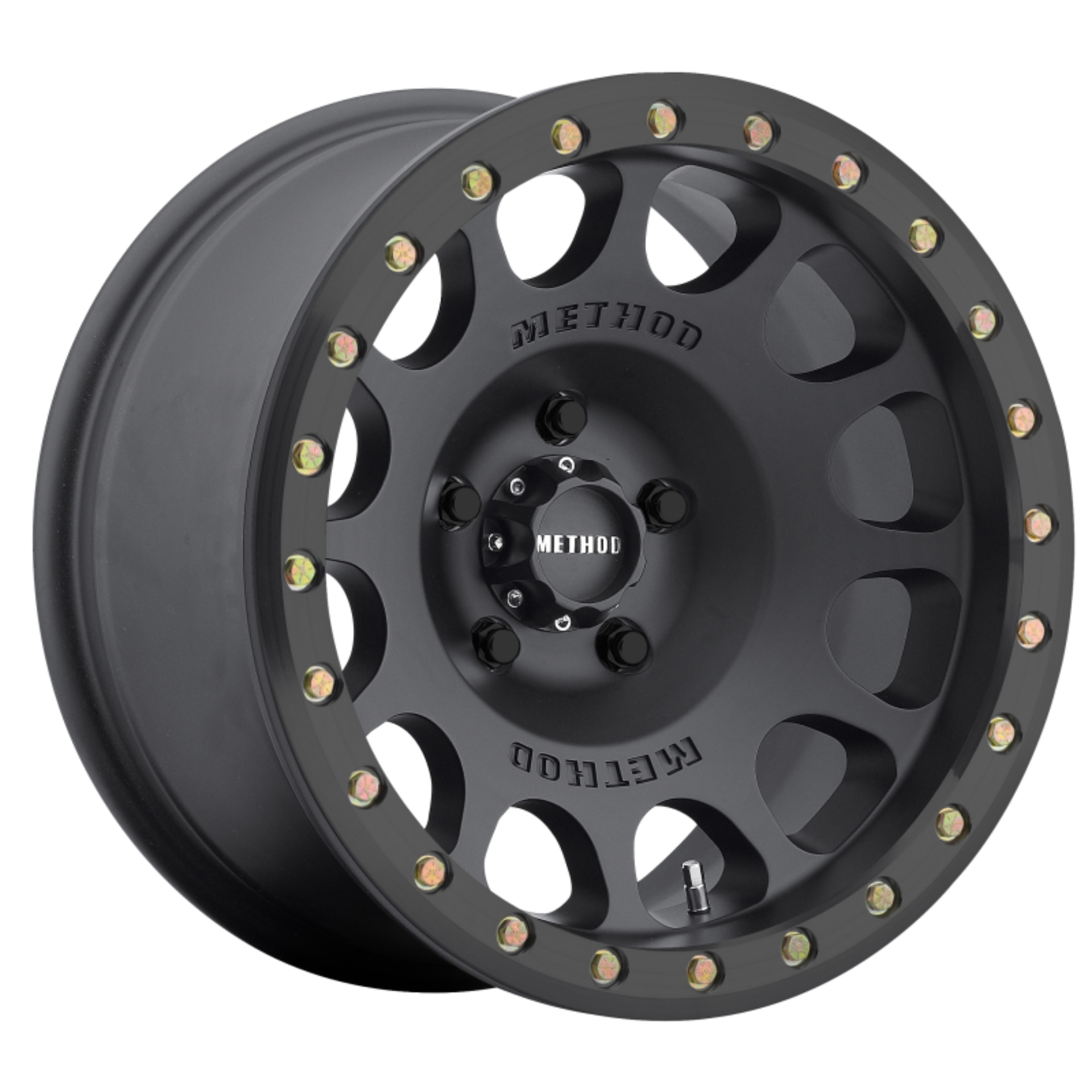 Picture of Method MR105 Beadlock 17x9 -38mm Offset 5x5 71.5mm CB Matte Black w/BH-H24125 Wheel