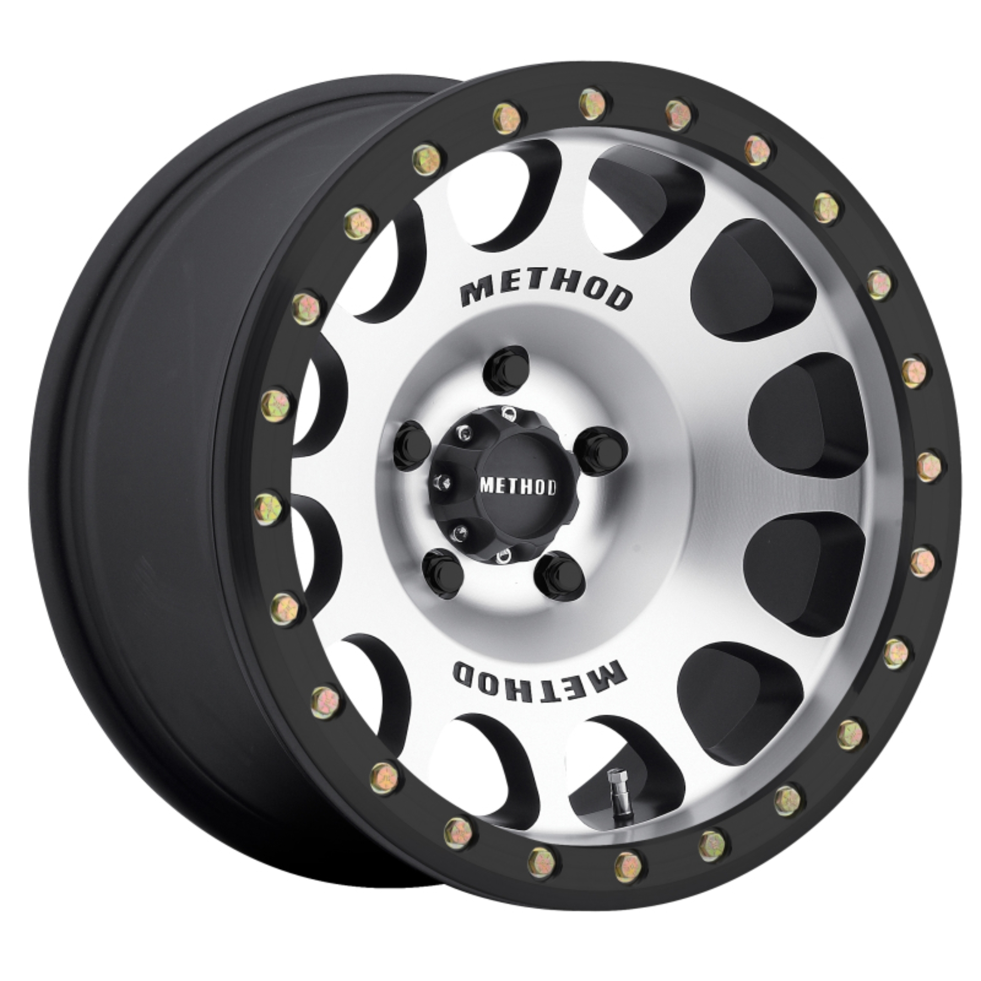 Picture of Method MR105 Beadlock 17x9 -38mm Offset 5x5 71.5mm CB Machined w/Matte Black Ring Wheel