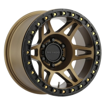 Picture of Method MR106 Beadlock 17x9 -44mm Offset 5x5 71.5mm CB Method Bronze w/BH-H24125 Wheel