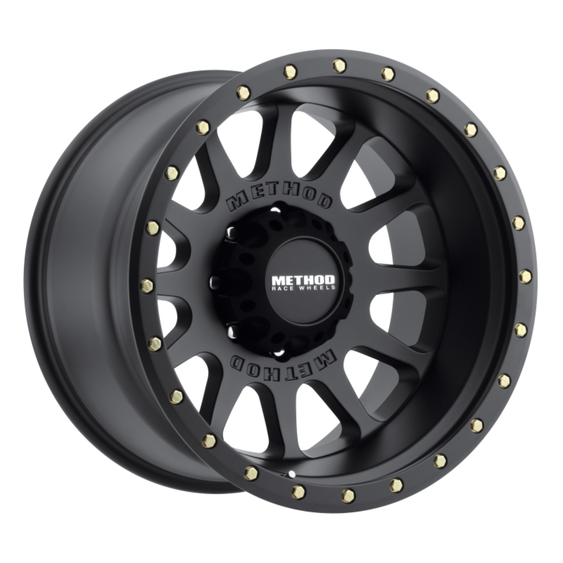 Picture of Method MR605 NV 20x10 -24mm Offset 8x180 124.1mm CB Matte Black Wheel