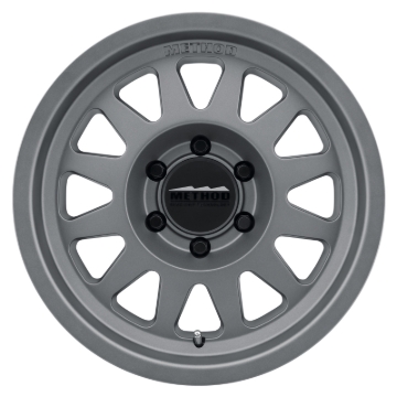 Picture of Method MR704 17x8.5 0mm Offset 5x5 71.5mm CB Matte Titanium Wheel