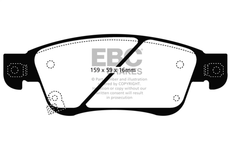 Picture of EBC Redstuff Brake Pad Sets - DP31807C