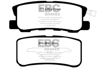 Picture of EBC Redstuff Brake Pad Sets - DP31407C