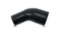 Picture of Vibrant 1.75in ID x 2in ID Gloss Black Silicone 45 Degree Transition Elbow