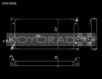 Picture of Koyo 00-05 Toyota MR2 Spyder 1.8L I4 MT (Manual Transmission) All-Aluminum Radiator