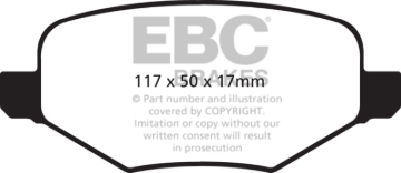 Picture of EBC Redstuff Brake Pad Sets - DP31826C