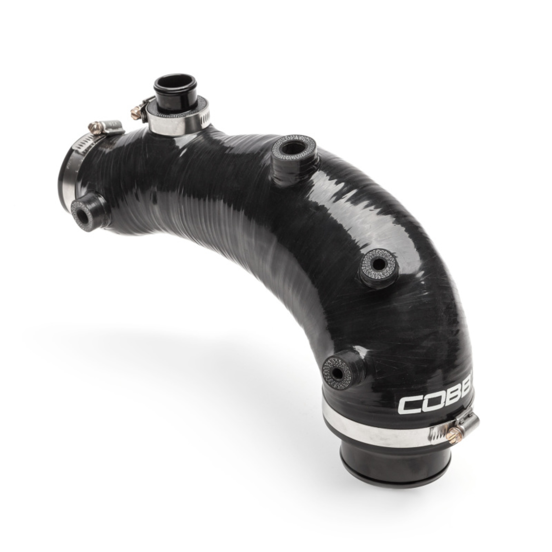 Picture of COBB Silicone Turbo Inlet V2 - Black - 2008-2021 Subaru STI