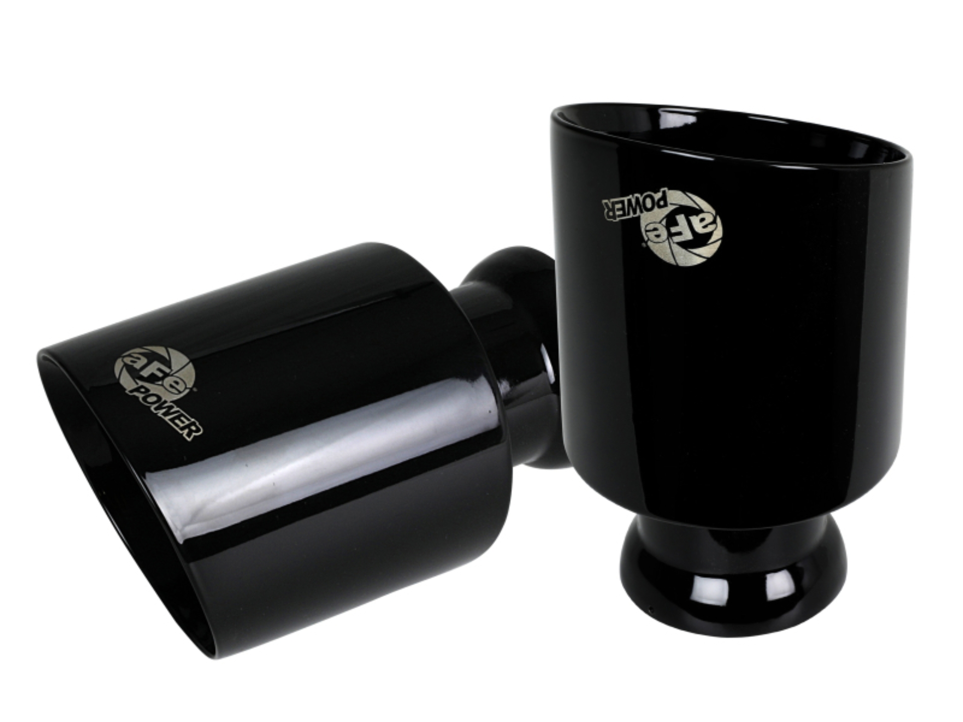 Picture of aFe MACH Force-XP 4-1/2in Black OE Replacement Exhaust Tips - 15-19 Dodge Charger/Hellcat