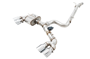 Picture of AWE Tuning Mk7 Golf R SwitchPath Exhaust w/Chrome Silver Tips 102mm