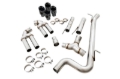 Picture of AWE Tuning Audi 8V S3 Track Edition Exhaust w/Diamond Black Tips 102mm
