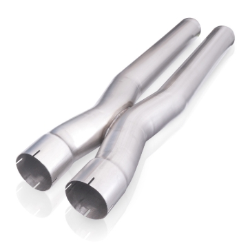 Picture of Stainless Works, 3" X-pipe with 4-1/8" center with 3" ID inlets.